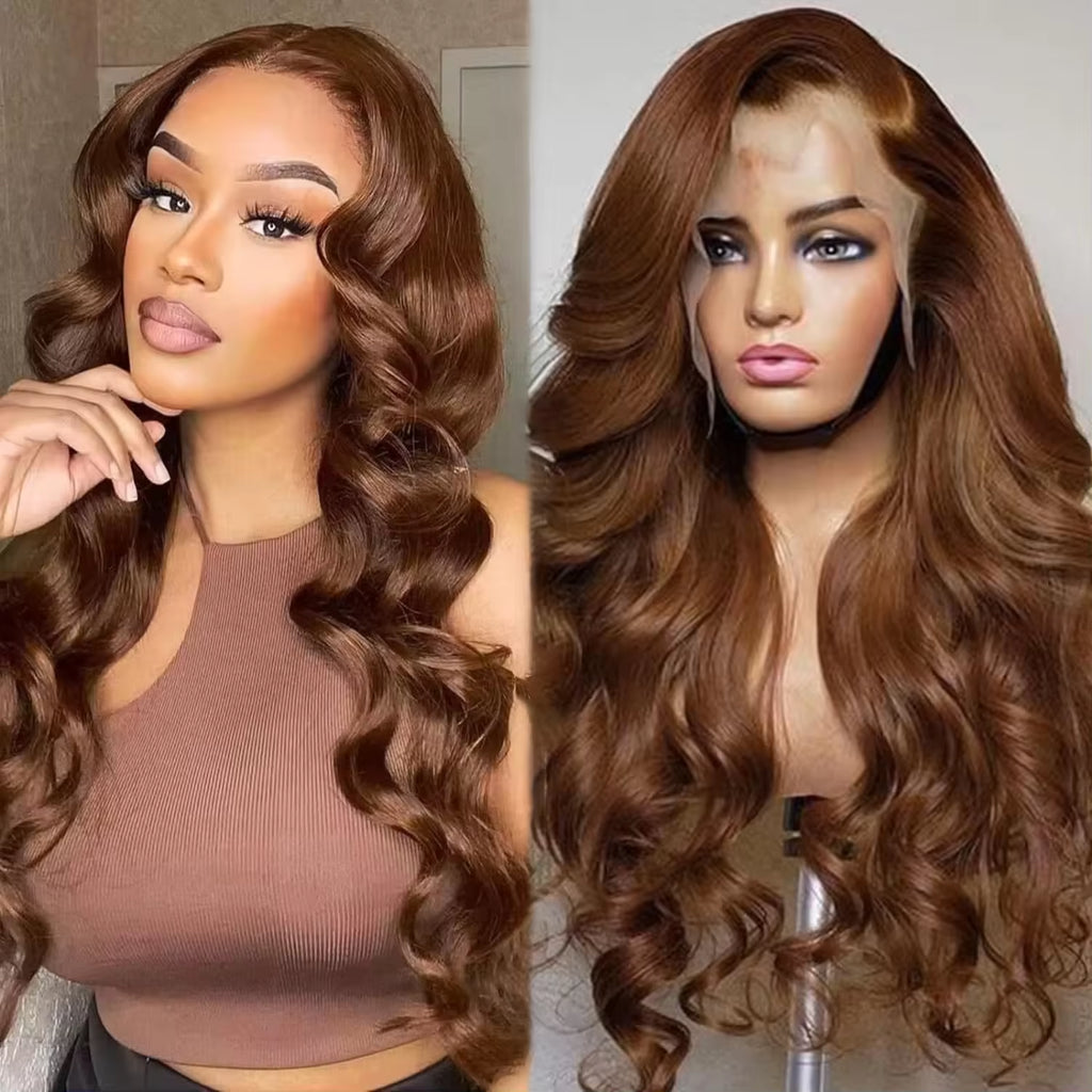 Color Brazilian Human Hair Hd Lace Frontal Wig Body Wave Virgin Hair Highlighted Wigs Human Hair Lace Front Wigs for Black Women