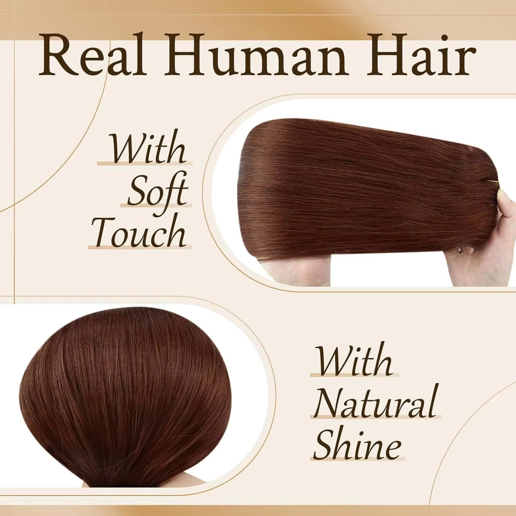 Clip in Hair Extension Human Hair Balayage Natural Human Hair Extension Human Hair Clip Extension for Women