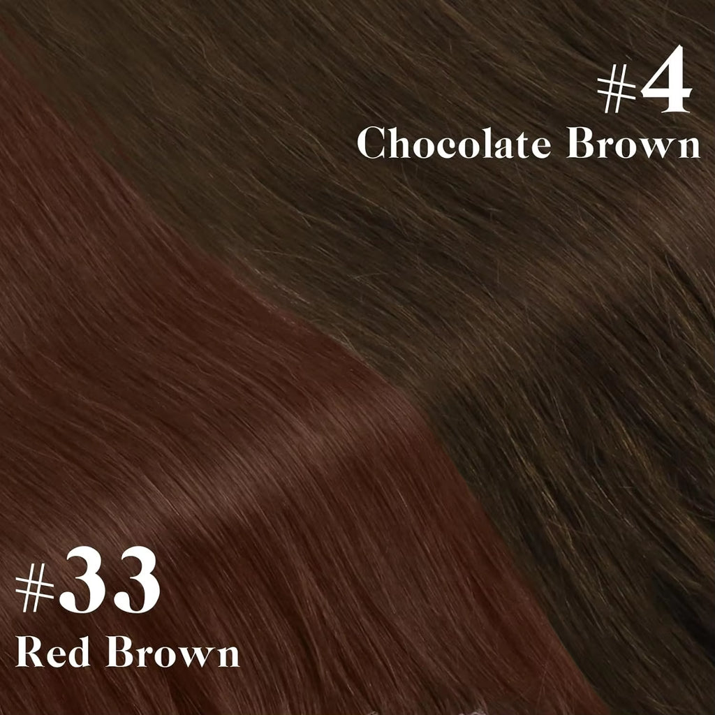 Clip in Hair Extension Human Hair Balayage Natural Human Hair Extension Human Hair Clip Extension for Women