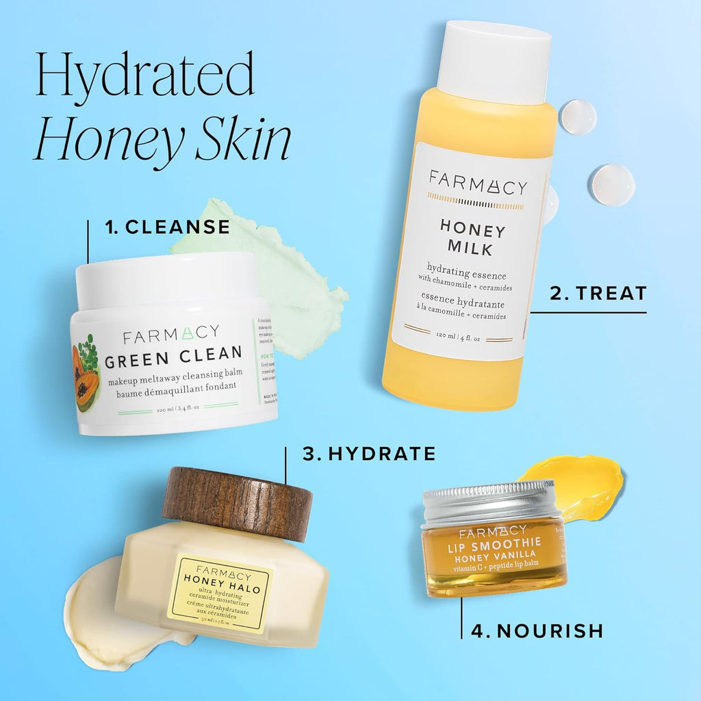 Crème Hydratante Pour Le Visage Honey Halo Ceramide - Lotion Hydratante Pour Le Visage Pour Peau Sèche (1,7 Once)