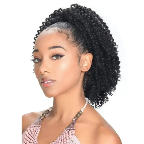 Veronica Curly Drawstring Ponytail